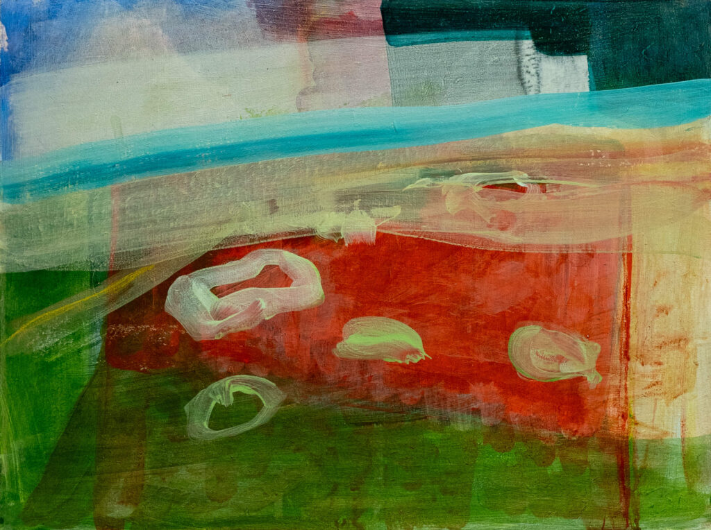 The Space Between acrylic on board 40 x 30cm Julie Brazil