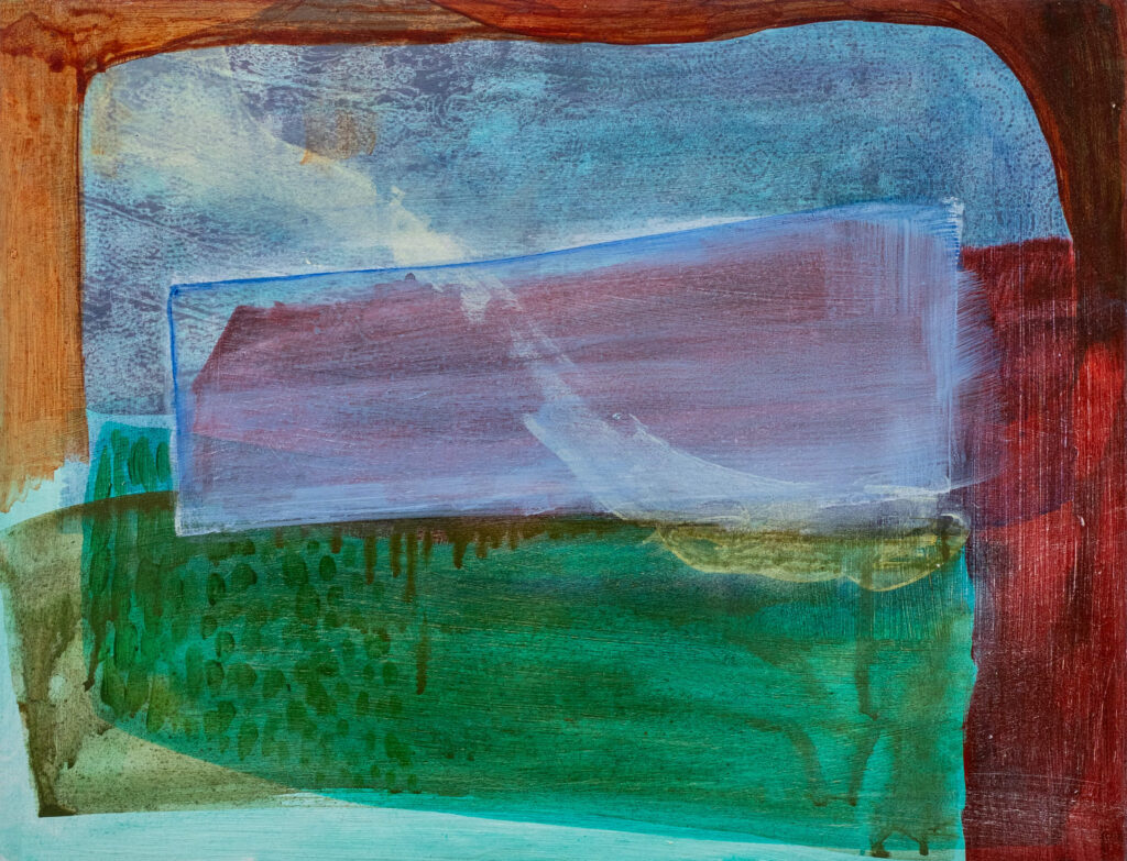 Common Ground acrylic on board 46 x 35cm Julie Brazil